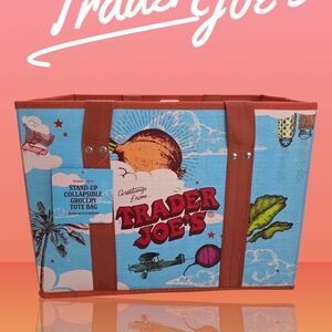 Trader Joe's Collapsible Grocery Tote Bag